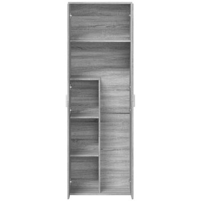 vidaXL Skříň highboard šedá sonoma 60 x 35 x 180 cm kompozitní dřevo