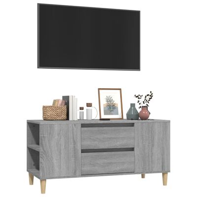 vidaXL TV skříňka šedá sonoma 102x44,5x50 cm kompozitní dřevo