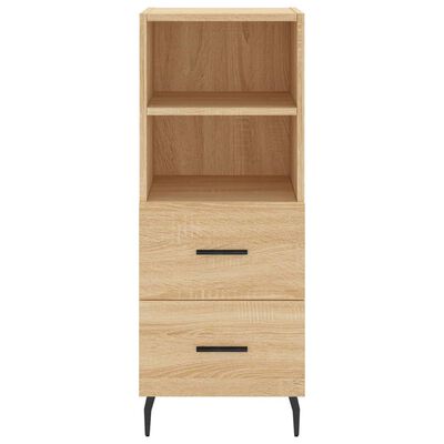 vidaXL Skříň highboard dub sonoma 34,5 x 34 x 180 cm kompozitní dřevo