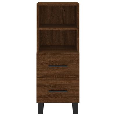 vidaXL Skříň highboard hnědý dub 34,5 x 34 x 180 cm kompozitní dřevo