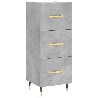 vidaXL Skříň highboard betonově šedá 34,5x34x180 cm kompozitní dřevo