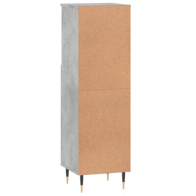 vidaXL Koupelnová skříňka betonově šedá 30x30x100 cm kompozitní dřevo