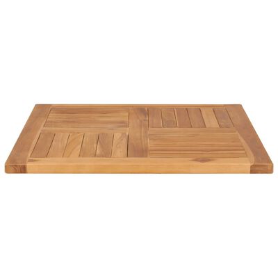 vidaXL Stolní deska masivní teakové dřevo 70 x 70 x 2,5 cm