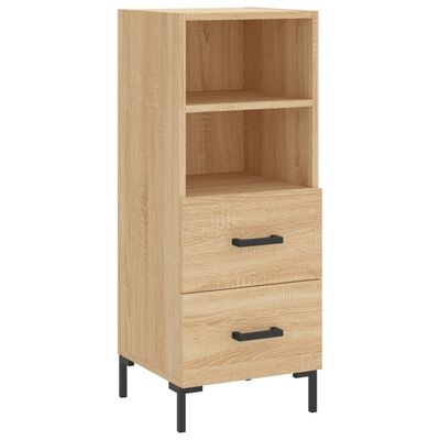 vidaXL Skříň highboard dub sonoma 34,5 x 34 x 180 cm kompozitní dřevo