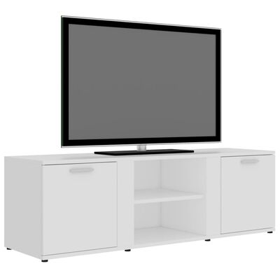 vidaXL TV stolek bílý 120 x 34 x 37 cm kompozitní dřevo