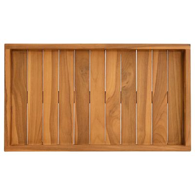 vidaXL Servírovací podnos 60 x 35 cm masivní teakové dřevo