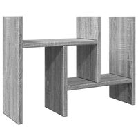 vidaXL Stolní organizér šedý sonoma 34,5x15,5x35,5 cm kompozitní dřevo