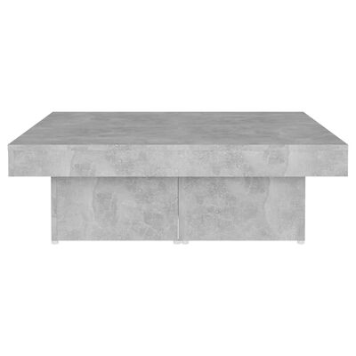 vidaXL Konferenční stolek betonově šedý 90x90x28 cm kompozitní dřevo