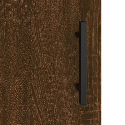 vidaXL Příborník hnědý dub 90 x 34 x 80 cm kompozitní dřevo
