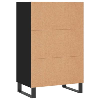 vidaXL Skříň highboard černá 57 x 35 x 90 cm kompozitní dřevo