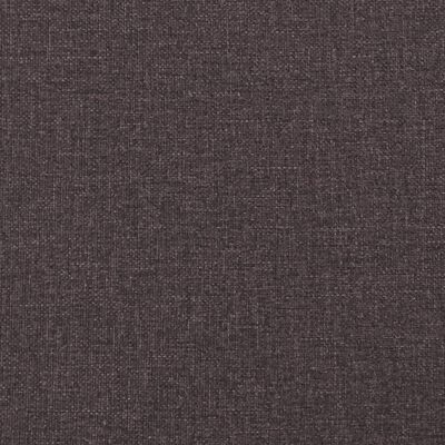 vidaXL Box spring postel s matrací tmavě hnědá 200x200 cm textil