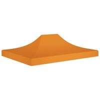 vidaXL Střecha k party stanu 4,5 x 3 m oranžová 270 g/m²