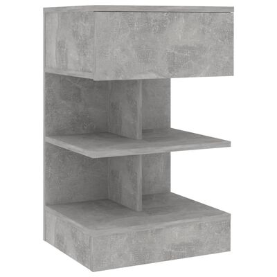 vidaXL Noční stolek betonově šedý 40 x 35 x 65 cm kompozitní dřevo