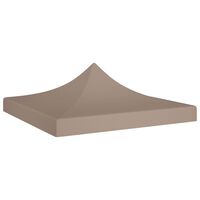 vidaXL Střecha k party stanu 2 x 2 m taupe 270 g/m²