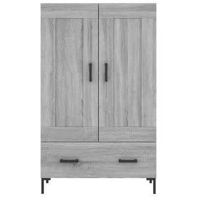 vidaXL Skříň highboard šedá sonoma 69,5 x 31 x 115 cm kompozitní dřevo