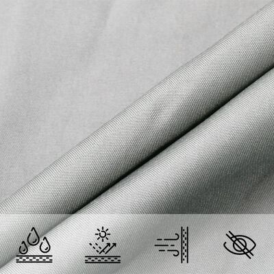 vidaXL Stínicí plachta světle šedá 3,6x3,6x3,6 m 100% polyester oxford