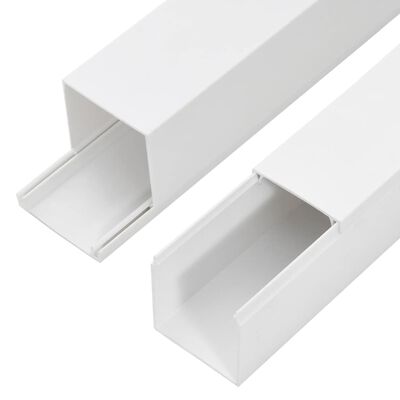 vidaXL Kabelová lišta 100 x 40 mm 10 m PVC