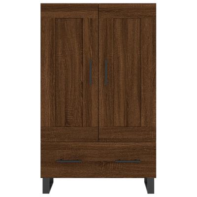 vidaXL Skříň highboard hnědý dub 69,5 x 31 x 115 cm kompozitní dřevo