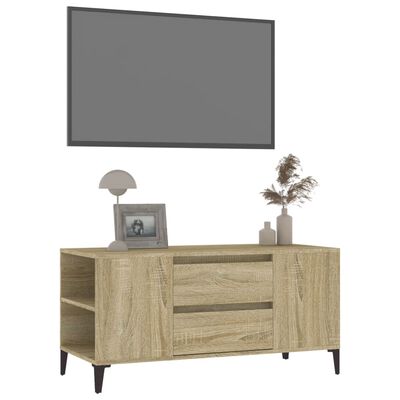 vidaXL TV skříňka dub sonoma 102x44,5x50 cm kompozitní dřevo