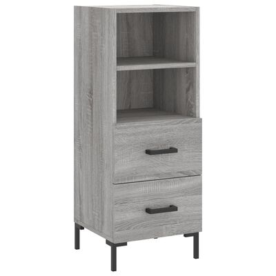 vidaXL Skříň highboard šedá sonoma 34,5 x 34 x 180 cm kompozitní dřevo