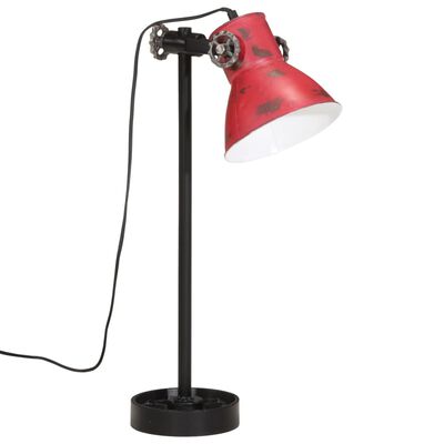 vidaXL Stolní lampa 25 W červená patina 15 x 15 x 55 cm E27