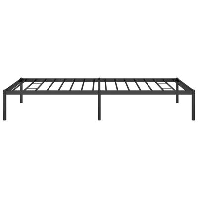 vidaXL Kovový rám postele černý 100 x 190 cm
