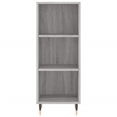 vidaXL Skříň highboard šedá sonoma 34,5 x 34 x 180 cm kompozitní dřevo