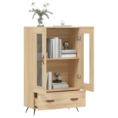 vidaXL Skříň highboard dub sonoma 69,5 x 31 x 115 cm kompozitní dřevo