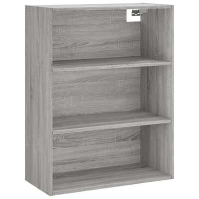 vidaXL Skříň highboard šedá sonoma 69,5 x 34 x 180 cm kompozitní dřevo