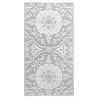 vidaXL Venkovní koberec světle šedý 80 x 150 cm PP