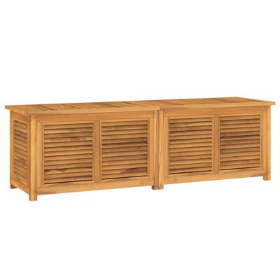 vidaXL Zahradní úložný box s vložkou 175 x 50 x 53 cm masivní teak