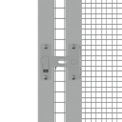 vidaXL Ptačí klec antracitová 302,5x324,5x211,5 cm pozinkovaná ocel