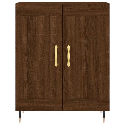 vidaXL Skříň highboard hnědý dub 69,5 x 34 x 180 cm kompozitní dřevo