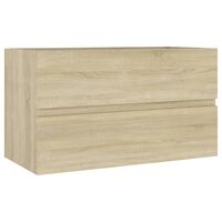 vidaXL Skříňka pod umyvadlo dub sonoma 80x38,5x45 cm kompozitní dřevo