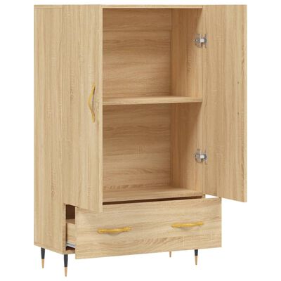 vidaXL Skříň highboard dub sonoma 69,5 x 31 x 115 cm kompozitní dřevo