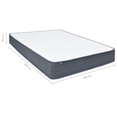 vidaXL Matrace na postel boxspring 200 x 160 x 20 cm