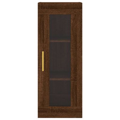 vidaXL Skříň highboard hnědý dub 34,5 x 34 x 180 cm kompozitní dřevo