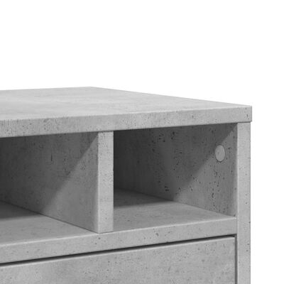 vidaXL Stojan na tiskárnu betonově šedý 40x32x22,5 cm kompozitní dřevo