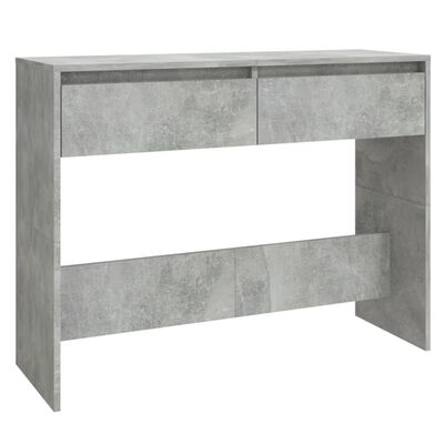 vidaXL Konzolový stolek betonově šedý 100 x 35 x 76,5 cm dřevotříska