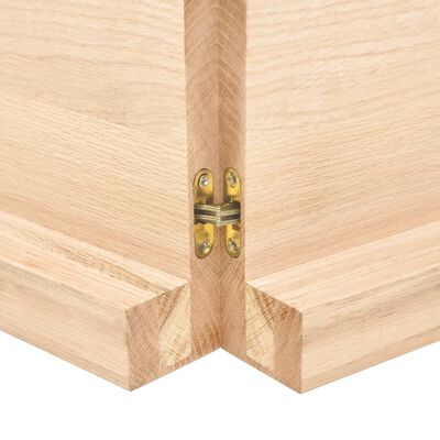 vidaXL Koupelnová deska 200x30x(2-6) cm neošetřené masivní dřevo