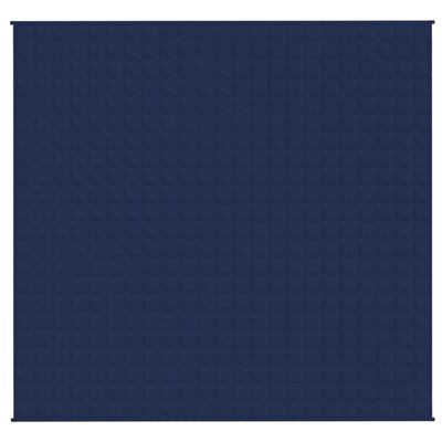 vidaXL Zátěžová deka modrá 220 x 230 cm 11 kg textil
