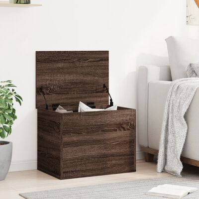 vidaXL Úložný box hnědý dub 60 x 42 x 46 cm kompozitní dřevo