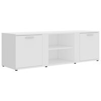 vidaXL TV stolek bílý 120 x 34 x 37 cm kompozitní dřevo
