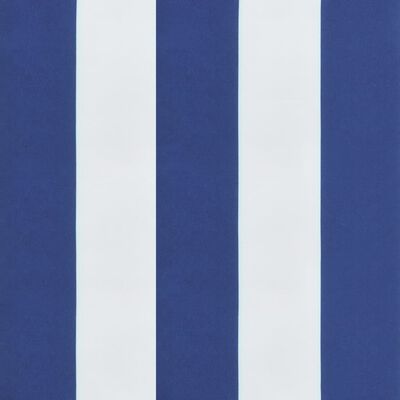 vidaXL Poduška na palety modré a bílé pruhy 50 x 40 x 12 cm textil