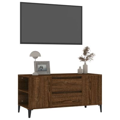 vidaXL TV skříňka hnědý dub 102x44,5x50 cm kompozitní dřevo