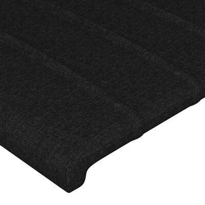 vidaXL Čelo postele typu ušák černé 83x23x78/88 cm textil