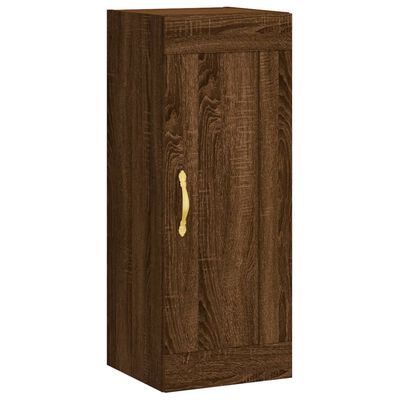 vidaXL Skříň highboard hnědý dub 34,5 x 34 x 180 cm kompozitní dřevo