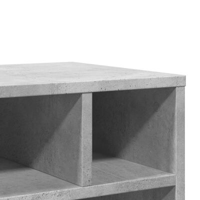 vidaXL Stojan na tiskárnu na kolečkách betonově šedý 41 x 32 x 48 cm