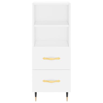 vidaXL Skříň highboard bílá 34,5 x 34 x 180 cm kompozitní dřevo