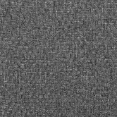 vidaXL Čelo postele typu ušák tmavě šedé 103x23x118/128 cm textil